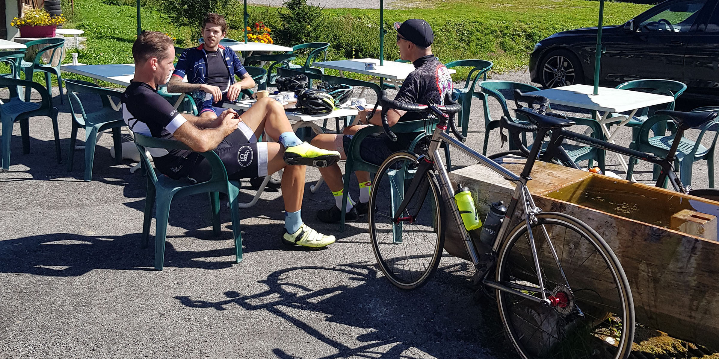 Se détendre après une balade à vélo